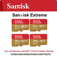 Sandisk Extreme Micro SD Memory Card Up To 100MB/S A2 Class 10 UHS-I V30(U3)(256G/512G/1TB) 32GB 64G
