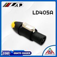 Jek Jack Spikon Speakon LAD LD405A / LD405B 4 Pin Speaker Male Original