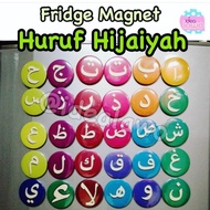 Magnet Fridge Alif Ba Ta Tajwid mari belajar huruf hijaiyah mengaji jawi AlQuran abc123 membaca belajar tadika hadiah