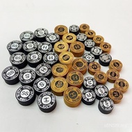 Big Head Black Leather Taiwan Snooker Bam Gong Factory Direct Sales Billiard Head Cue Card Cue Membe