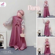 Florin Series Zalira Kids Original Gamis Bayi Perempuan usia 6 Bulan -