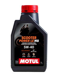 โมตุลMOTUL  SCOOTER #POWER 5W40 MB#สังเคราะห์ 100 % สำหรับรถออโต้ น้ำมันเครื่องมอเตอร์ไซค์