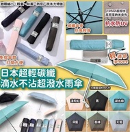 雨季救星 輕過一支益力多 【🌟 強力推介 － 日本 YOCO 滴水不沾．超輕碳纖5骨快乾傘 只有98g 💦