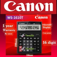Canon WS-1610T desktop 16 digit calculator