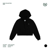 Highschool - เสื้อฮู้ดดี้ครอปแขนยาวคลาสที High school must have relax crop hoodie - OTG23789