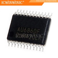 5 Piece  AU6860F AU6860 TSSOP-24  Integrated circuit IC