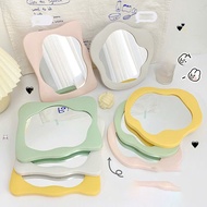 Super Cute Pastel Wavy Cloud Desktop Makeup Mirror