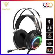 Gamdias EROS M3 Stereo RGB USB Gaming Headset Exquisite Earcup Facade Design Large 50mm Speakers USB