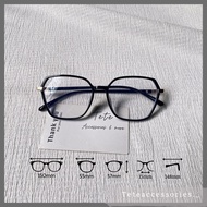 Fashion eyeglasses for men and women, large plastic frame eyeglasses