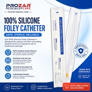 2 WAY FOLEY CATHETER 100% SILICONE 12FR, 14FR, 16FR, 18FR, 20FR, 22FR, 24FR