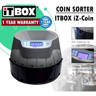 iTBOX Coin Sorter Coin Counter iZ-Coin | Electronic Money Coin Counter | Mesin Kira Duit Syiling | Ringgit Sen Malaysia