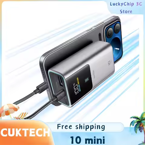 CUKTECH 10 Power Bank 55Wmini 10000Ah Large Capacity Portable Mobile Power Bank with Digital Display