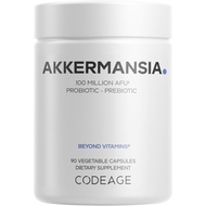 Codeage Akkermansia Muciniphila Probiotic Supplement - Bekalan 3-Bulan Akkermansia & Chicory Inulin 