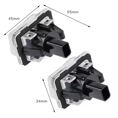 2pcs White LED Number License Plate Light Lamps For Benz C CLA E S SL Class W204 W205 W216 W218 W212
