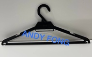 8888 Clothes Hanger Black (72 pcs) / 8888 Plastic Hanger (72pcs) Black Hanger / Dobi Hanger (72pcs)