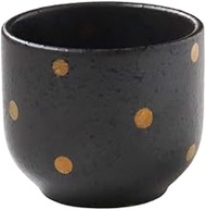 Awasaka SK88-J03 Niho Gold Colored Dotted Cup Sake Cup Sake Cup with Dots Diameter 1.8 x Height 1.6 