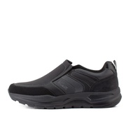 LARRIE Men Black Well Cushioned Durable Travel Shoes 562401-WA1SV-1P-BLACK