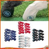 [PrettyiaSG] 9pcs Golf Hybrid  Set Kopfbedeckung Utility Club  Interchangeable Number Tag