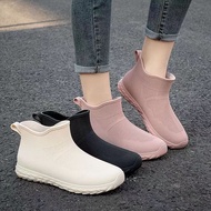 Women's Fashion Boots Waterproof Rubber Shoes Low Top Thick-Soled Short Tube SF-WCW03-A