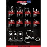 Senses Komodo 5x Strong Treble Fishing Hooks