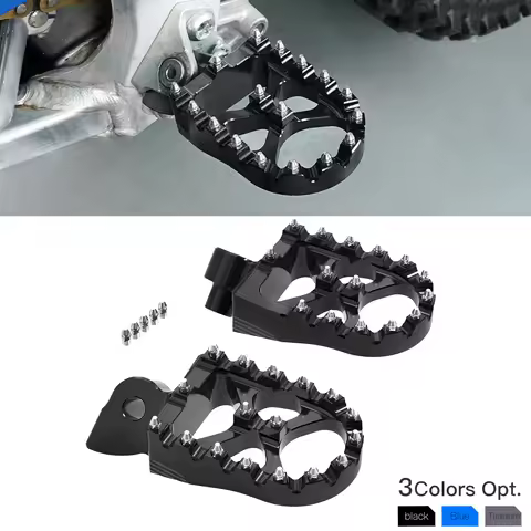 NICECNC For Yamaha YZ125 YZ250 1998-2023 YZ250F YZ450F WR250F WR450F 2003-2023 Foot Pegs Footrest YZ