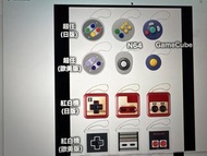 任天堂遊戲機造型鑰匙扣 扭蛋 