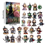 2025 Wicked Advent Calendar Advent Calendar Blind 2025 Wicked Advent Calendar 降临日历盲盒 节日挂饰盲盒1017