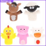 kevvga  5 Pcs Animal Finger Doll Puppets for Toddlers Cartoon Kids Interactive Toy ly 1-3 Parent-children Toys Hand