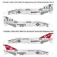 Academy Assembled Aircraft Model Kit 12356 F-4J Phantom II Fighter 1/48