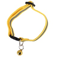 Y8[ey5ey54t]Adjustable Reflective Pet Collar Safety Release Buckle with Bell for Cat Dog