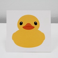 官方版黃色小鴨明信片