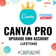 Lifetime Canva Pro Upgrade Own Account (Window PC, Android, Mac, i0S)