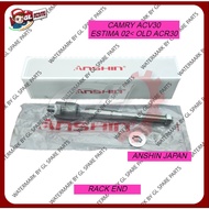 (ANSHIN JAPAN) STEERING RACK END TOYOTA CAMRY ACV30 2.0 2.4 / ESTIMA ACR30 2002< (@1PC) 45503-39225