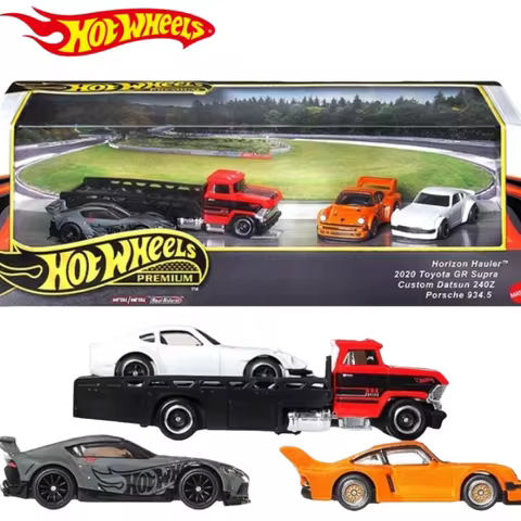 Origial Hot Wheels Premium Box Sets Exotic Racer Porsche GMH39 Mclaren Mercedes-Benz Transporter All