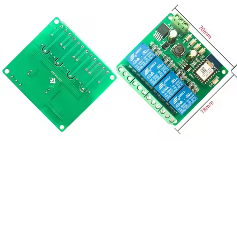 Tuya 4Way Remote Control Relay Module DC5/7-28V WiFi Bluetooth-compatible APP Control Switch Point S