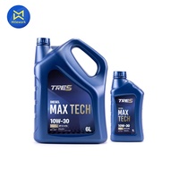 น้ำมันเครื่อง--TRES-DIESEL MAXTECH CI-4/SL(10W30)6L-แถม1L (TEMD21-0001)