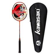 🍅 KawasakiKAWASAKI 5380 Super High-Pound Full Carbon Two-Star Badminton Racket Single Shot Shuttlecocks Threaded VQXI