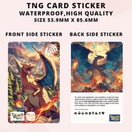 Custom Made Charizard - Card Sticker/Touch n Go/Access Card and Debit Visa Card Sticker Cover
