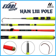 EXORI Han Liu Pole 6/7/8 Feet Telescopic Prawn Rod - Fishing Telescopic Rod Udang Pancing