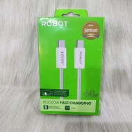 Data Cable Type C To Type C (PD) 60W Robot RCC60W