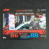FORMULA ONE CARD (LIVE ACTION) TURBO ATTAX 2023 TRADING GAME FIA WORLD CHAMPIONSHIP (F1)