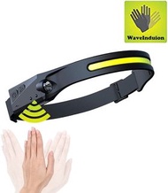 USB 充電 XPE + COB 燈條 LED 防水傳感器模式超輕頭燈  USB Rechargeable XPE + COB Strip LED Waterproof Sensor Induion 