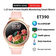 NORTH EDGE ET390 41MM Women's Smart Watch ECG Physiological Cycle Temperature Measurement Sleep Moni