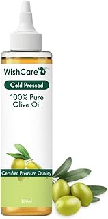 WishCare® 100% Pure Premium Cold Pressed Olive Oil for Hair &amp; Skin - 200ml