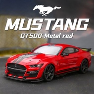 1:32 Ford Mustang Shelby GT500 Alloy Sports Car Model Diecast &amp; Toy Vehicles Metal Car Model Simulation Collection Kids Toy Gift
