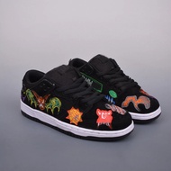 Neckface X Low Black Halloween Skateboarding Shoes Classic Trendy Casual Board Shoes 36-45