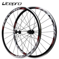 Litepro Pasak 700C Bicycle Alloy Wheelset 11S Road Bike C V Brake 30MM Wheels 4 Sealed Bearing Wheel Rims 1650g