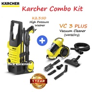 KARCHER COMBO KIT K2.350 HIGH PRESSURE WASHER+VC3 PLUS VACUUM CLEANER