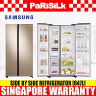 Samsung RS62R5006F8/SS SpaceMax™ Side by Side Refrigerator (647L) - 3 Ticks (2 years warranty)