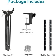 Mic Boom Arm for Razer Seiren V2 X Microphone - Adjustable Mic Arm Compatible with Razer Seiren V2 P